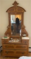 Victorian Vanity Dresser  w/ Mirror - Great Shape!