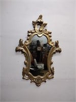 Gold Toned Wall Mirror