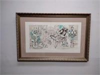 Charles Cobelle Signed Lithograph
