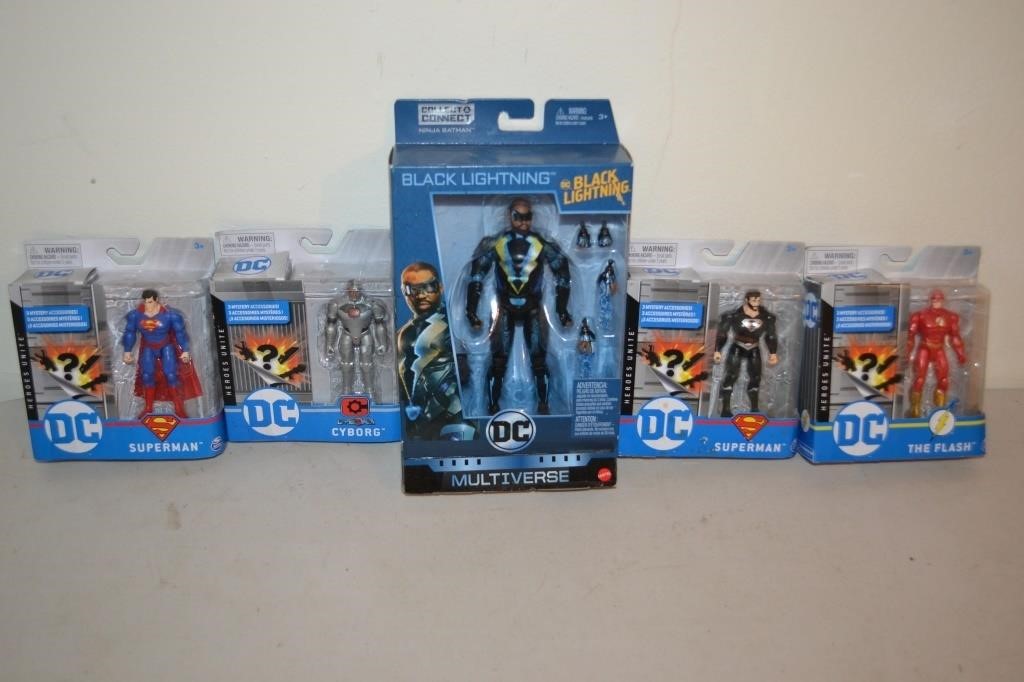 Five DC Comic Toys