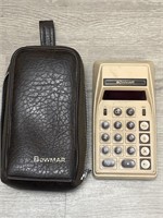 Bowmar Model 905 Calculator w/ Case - No Cord /