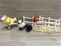 Early Fisher Price Little People Farm Animals