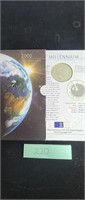 2000 millennium 5 pound coin