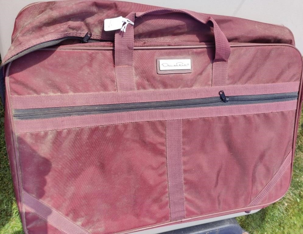 Burgundy Suitcase - 3Pc Set