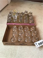 WHEAT PATTERN GLASSES, 2 boxes