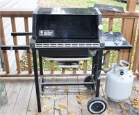 Weber BBQ Grill & Propane Bottle