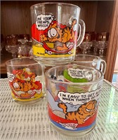Vintage Tiger Cartoon Mugs Lot