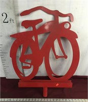 Metal Bicycle Pole Sign