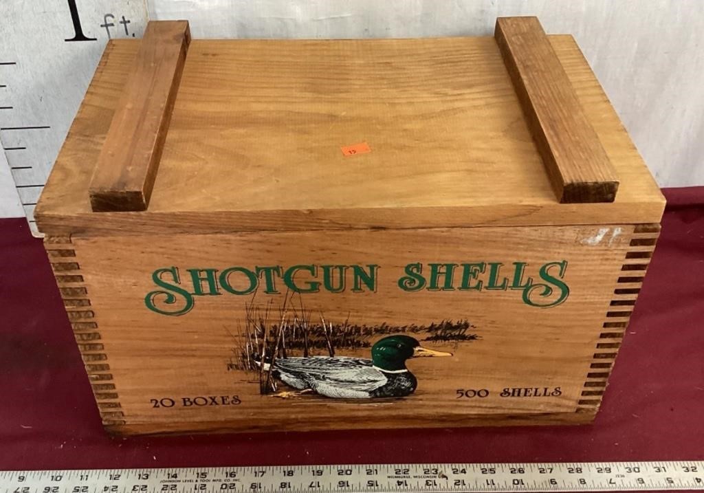 Nice Wood Shotgun Shells Box