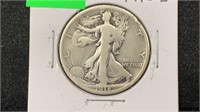 1918-D Silver Walking Liberty Half Dollar