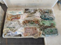 Container with Fishing Worms, etc.,