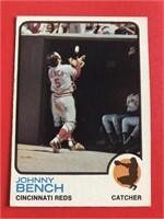 1973 Topps Johnny Bench Card #380 HOF 'er