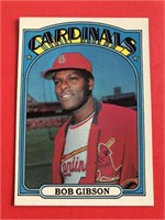 1972 Topps Bob Gibson Card #130 HOF 'er