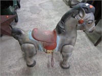 MOBO STAMPED STEEL RIDE ON HORSE TOY