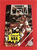 1988 Fourniers Estellas Michael Jordan Rules Card