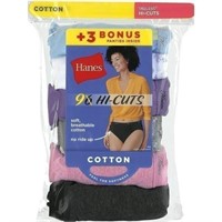 Hanes Women's Tagless Hi-Cut 9pk Panties - 10