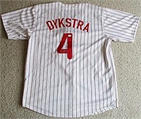 Lenny Dykstra Signed Phillies Jersey JSA Authentic