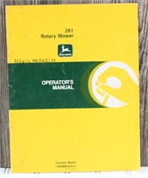 John Deere Rotary Mower 261 Operator's Manual