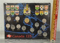 1867 - 1992 Canada125 coin set
