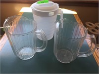 (3) Water Pitchers