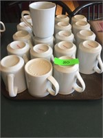 TRAY LOT: Coffee Mugs