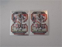 LOT OF 2 SEAN TAYLOR PANINI PRIZM SPORTS CARDS