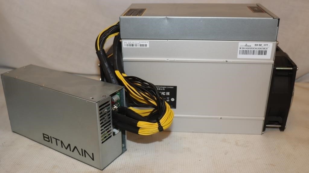 AntMiner S9 SE_17T with Bitmain Power Supply