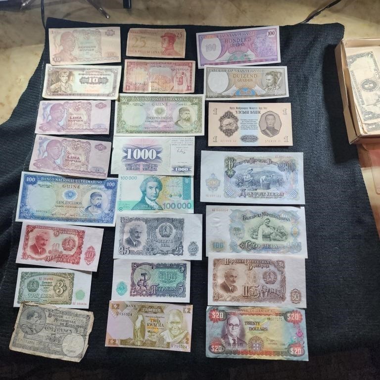 Various Foreign Bank Notes