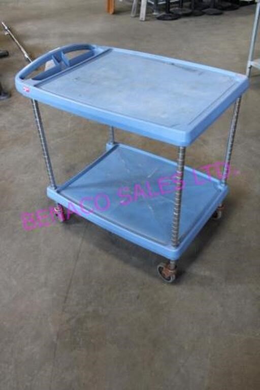 1X,23"x34" METRO 2-SHELF BUS CART *NOTE