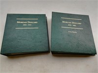 (2) Morgan Dollar Green Folders