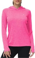 New,  Women's Athletic Shirts with Hood Long
