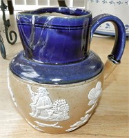 Doulton Lambeth Harvest Jug Pitcher