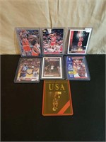 (7) Michael Jordan Basketball Cards