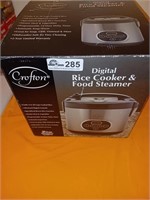 Crofton Digital food cooker and rice steamer