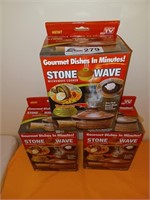 3 each Stone Wave microwave cooker NEW IN BOX