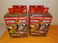 4 each Stone Wave microwave cooker NEW IN BOX