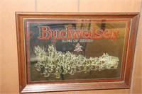 Budweiser King of Beers Clydesdale Bar Mirror