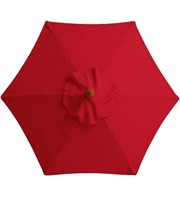 9ft. Replacement Patio Umbrella Top Red