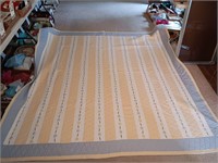 Beautiful Queen Size Hand Sewn Quilt.
