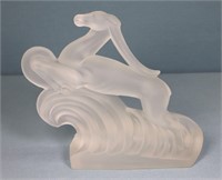Steuben Glass Gazelle Sculpture