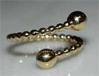 14KT Yellow Gold Wrap Ring.