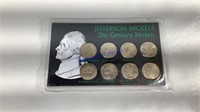 Jefferson Nickel set, 21st Century