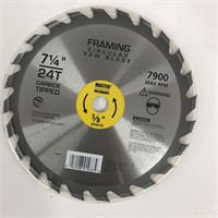 (2x Bid) New Framing 7-1/4" Circular Saw Blade