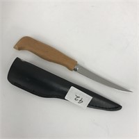 Wooden Handle Filet Knife