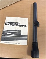 12" Weaver scope with box / SHIPS
