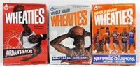 (3) WHEATIES GENERAL MILLS BOXES NBA