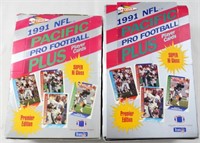 (2) 1991 PACIFIC PRO FOOTBALL BOXES