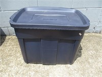 Blue Tote with Locking Lid 20 Gallon