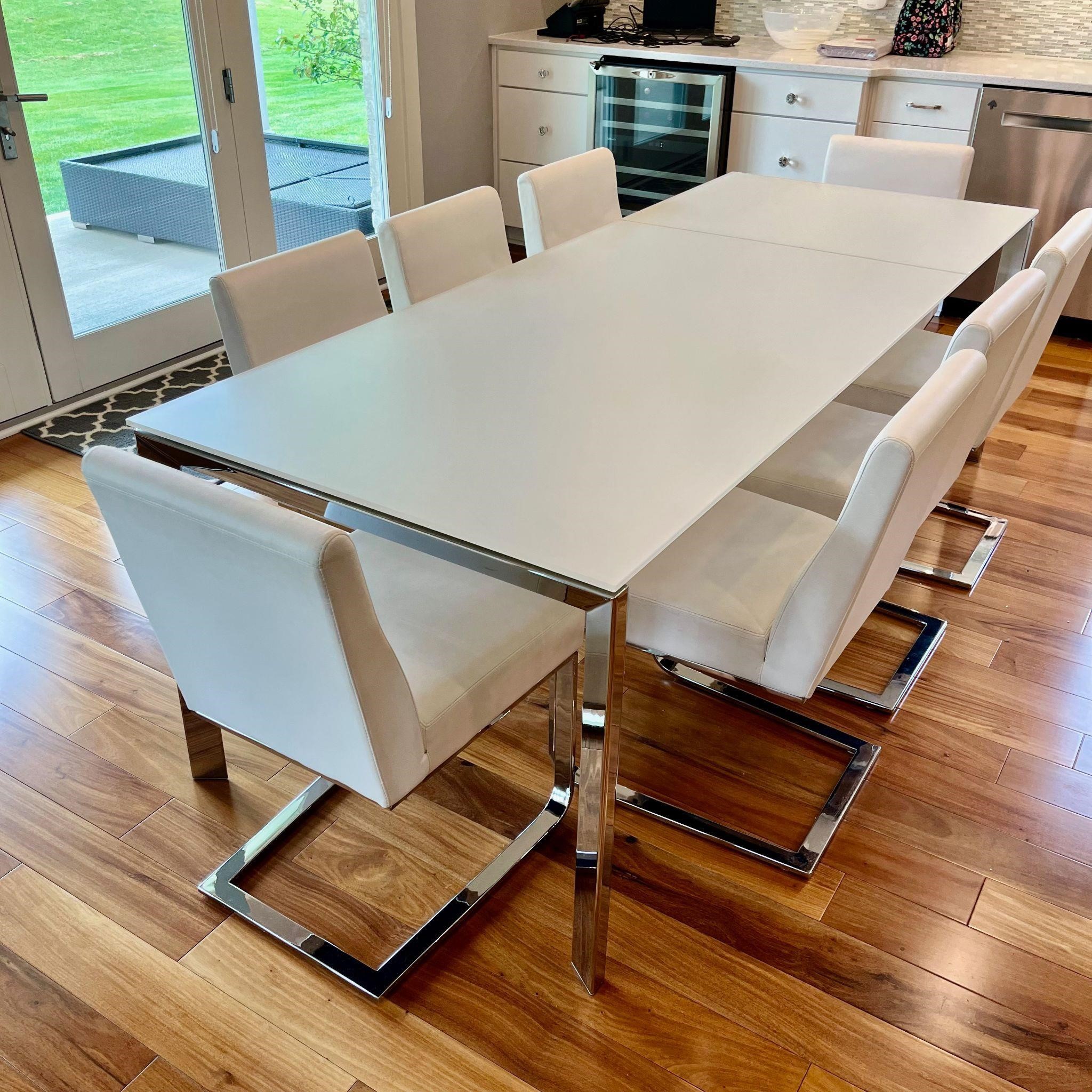 Italian Designed Dinning Table + 8 Chairs