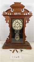 Antique Ansonia Kitchen Clock w/ Key